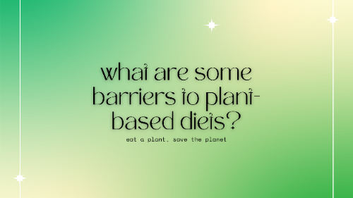 barriers to plant-based eating