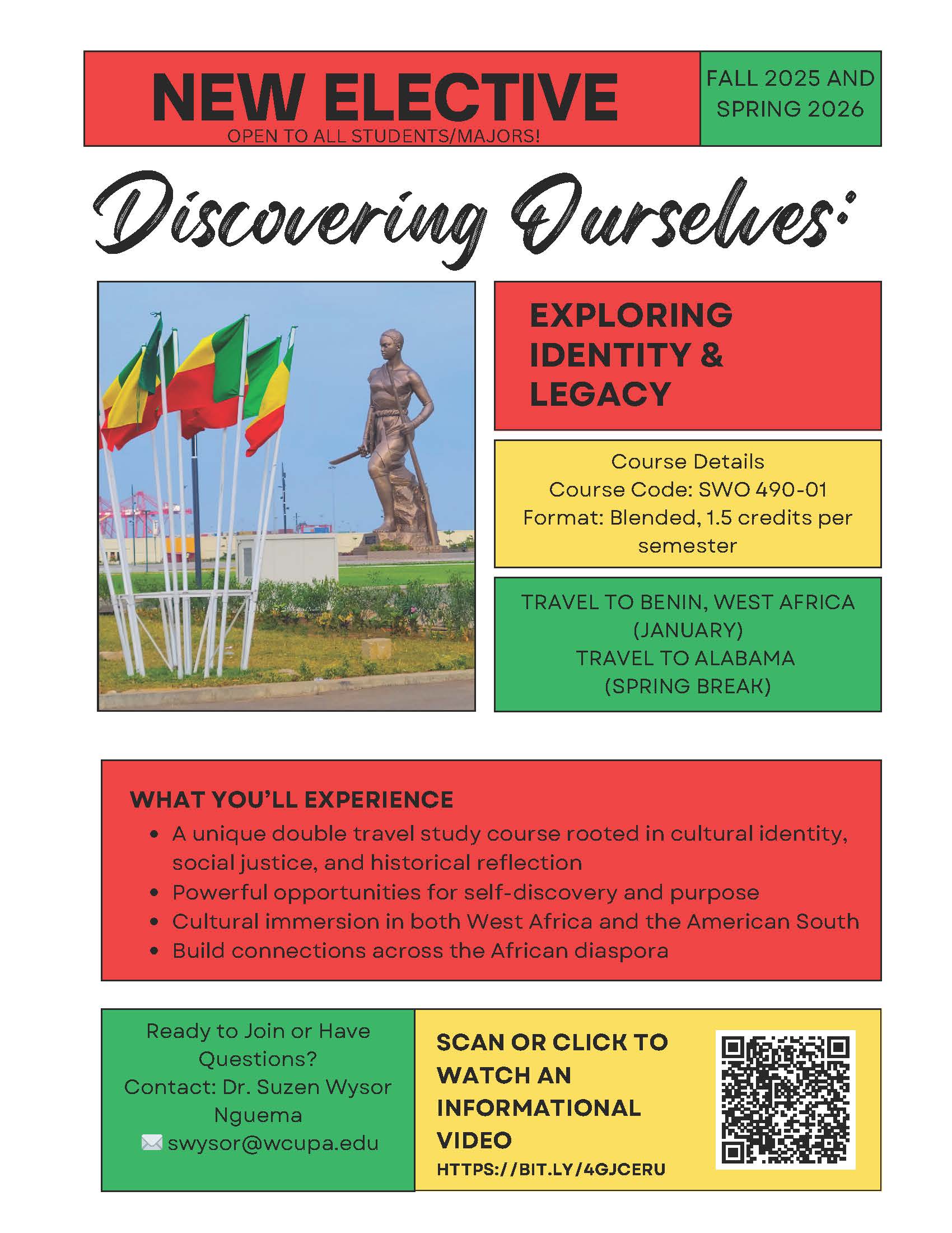 Discovering Ourselves Course Flyer