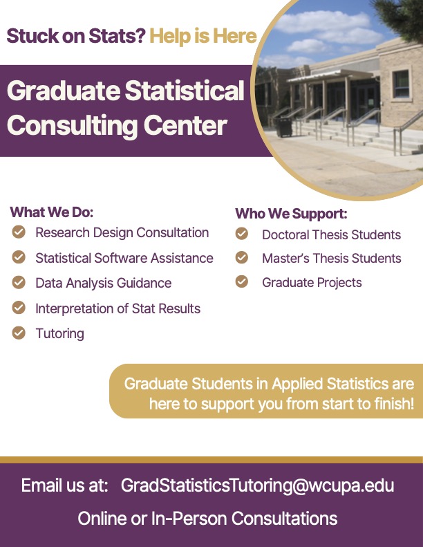 Graduate Stat Center Flyer