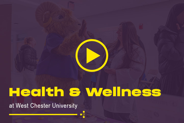 Video thumbnail that says 'Student Health Services at West Chester University'