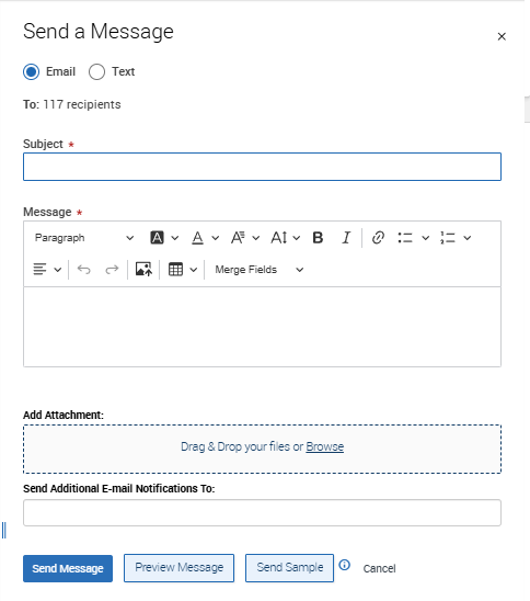 Email/Text Students in a Course Section 7