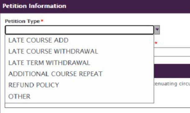 Petition Information