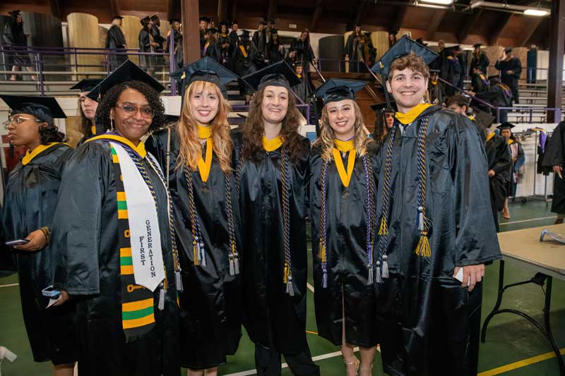 Graduating Students at Commencement Ceremony