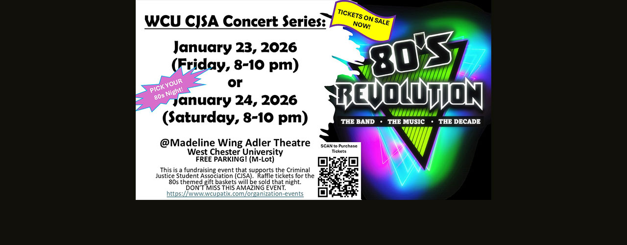 80s Revolution Band Turns Back the Clock on January 23 & 24 at West Chester University