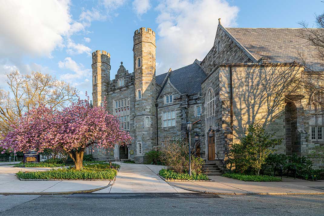 
						 WCU Campus view 
					