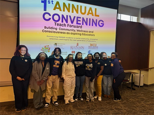 Group photo from teach forward