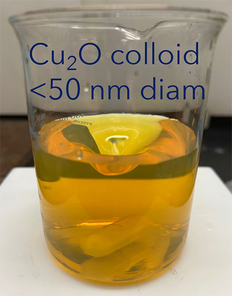 CuNP in Beaker